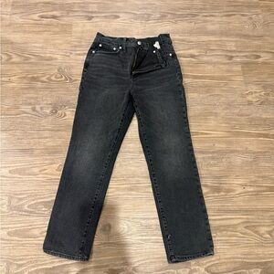 EUC Madewell Perfect Vintage Size 27 washed black ~$128